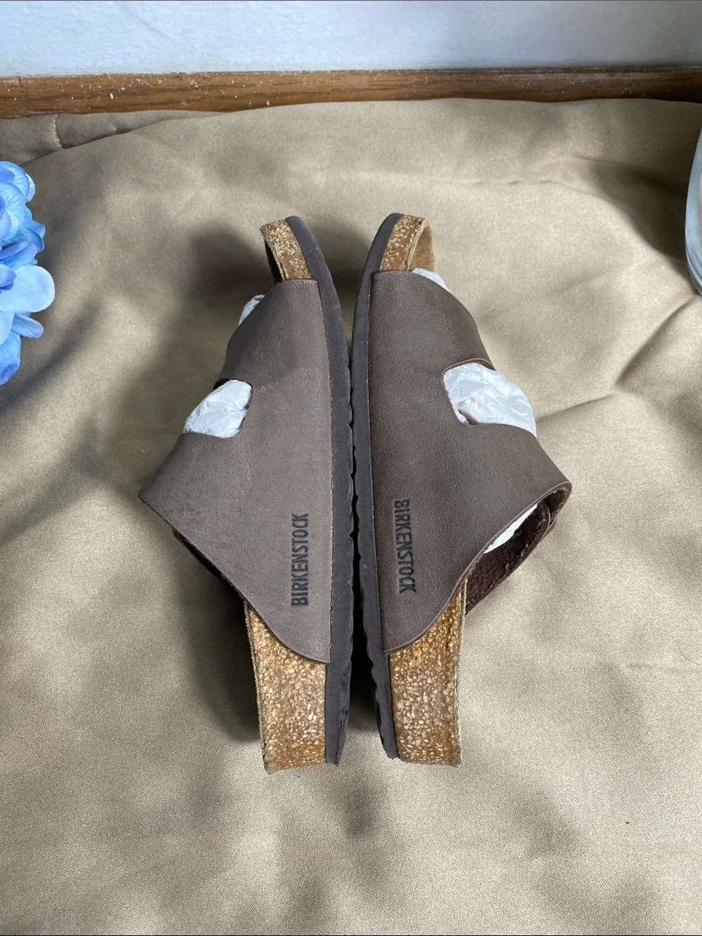 Birkenstock Kids Brown Double Buckle Sandals